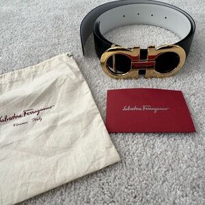 Salvatore Ferragamo Double Sided Waist Belt